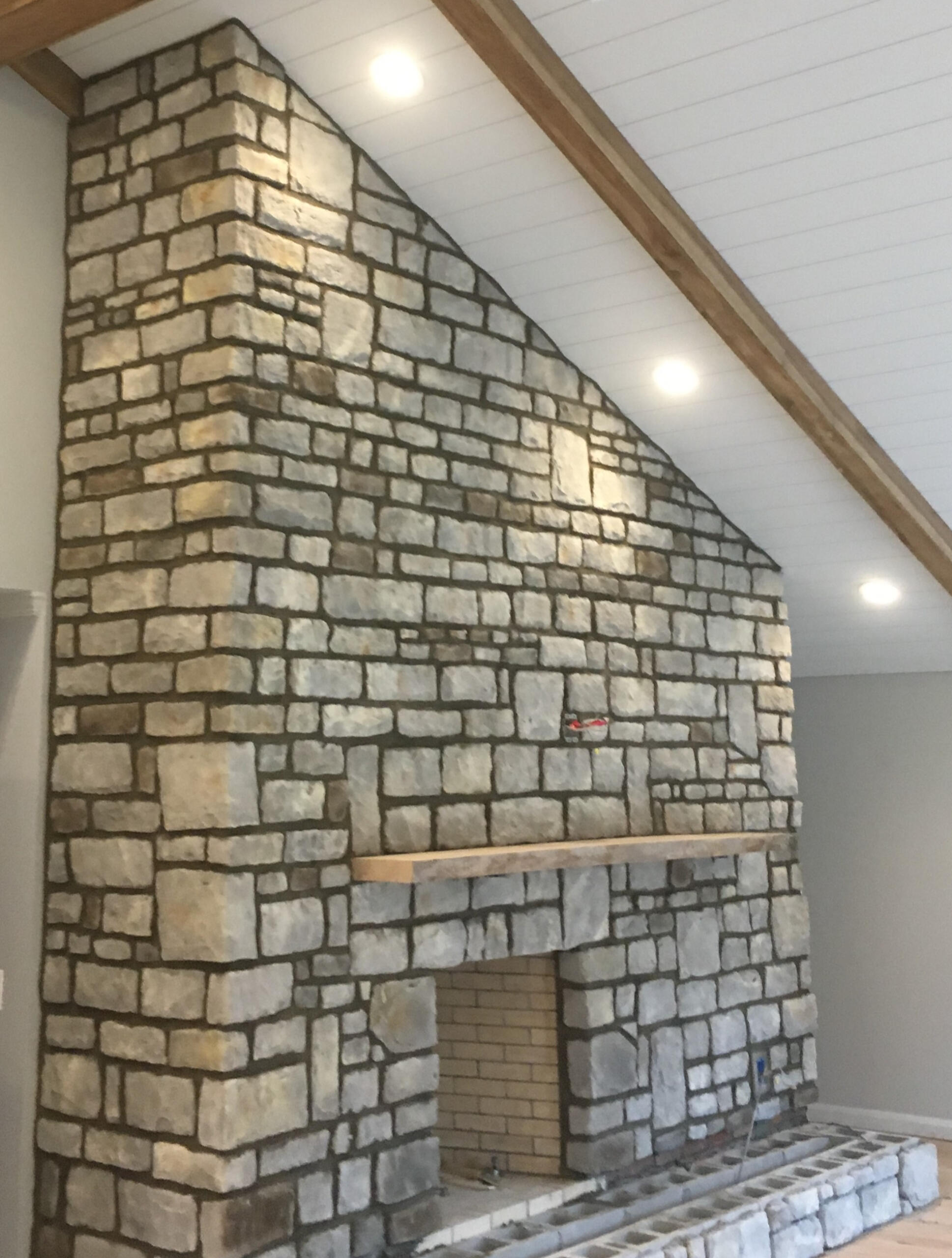 Fireplace Patch Work Sample